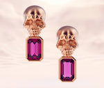 Small Skull earrings - OOZA Jewelry