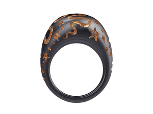 
                  
                    Serpents and Moon Ring - OOZA Jewelry
                  
                