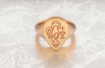 Chevalier  Serpent Cather Ring - OOZA Jewelry