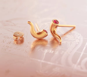 
                  
                    Cornicello Horn Earrings - OOZA Jewelry
                  
                