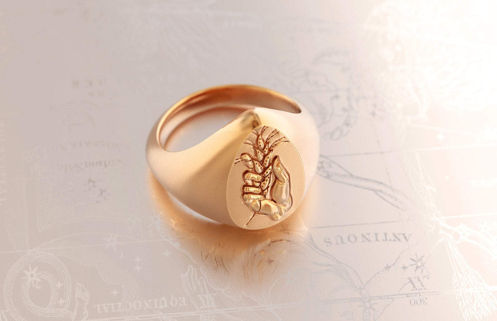 
                  
                    Wheat Chevalier Ring - OOZA Jewelry
                  
                