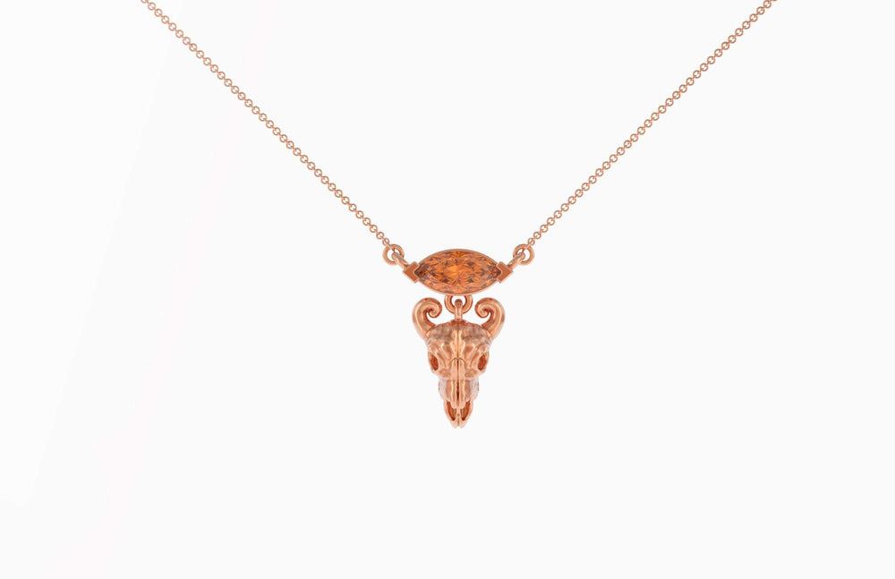 
                  
                    Bull Skull Necklace - OOZA Jewelry
                  
                