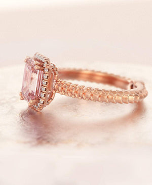 
                  
                    Peachy Serpent Engagement Ring - OOZA Jewelry
                  
                