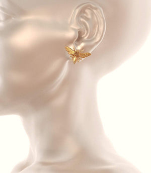 
                  
                    Honey Bee Earrings - OOZA Jewelry
                  
                