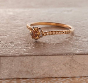 
                  
                    Brown Diamonds Star Ring - OOZA Jewelry
                  
                