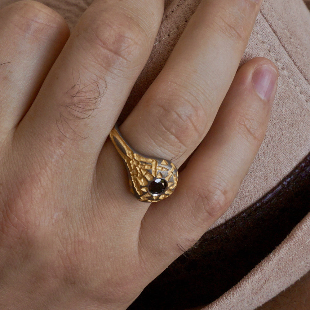 
                  
                    Goat Gesture Chevalier Ring - OOZA Jewelry
                  
                
