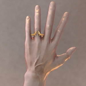 
                  
                    Moth Open Ring - OOZA Jewelry
                  
                