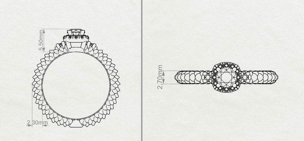 
                  
                    Serpent Skin Ring - OOZA Jewelry
                  
                