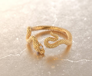 
                  
                    Wrapped Snake Ring - OOZA Jewelry
                  
                